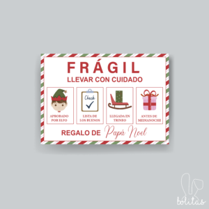 Pegatina Frágil Elfo